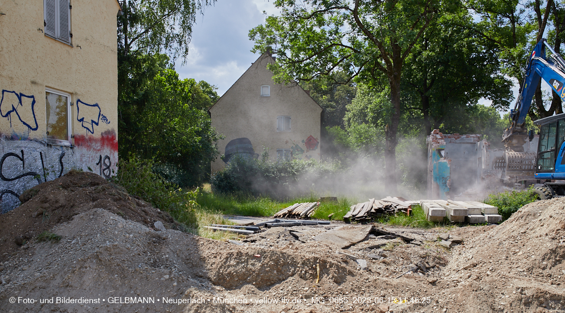 15.06.2023 - Abriss und Neubau der Maikäfersiedlung in Berga am LAim und Neuperlach